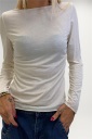 maglia in cashmere blend tinta unita